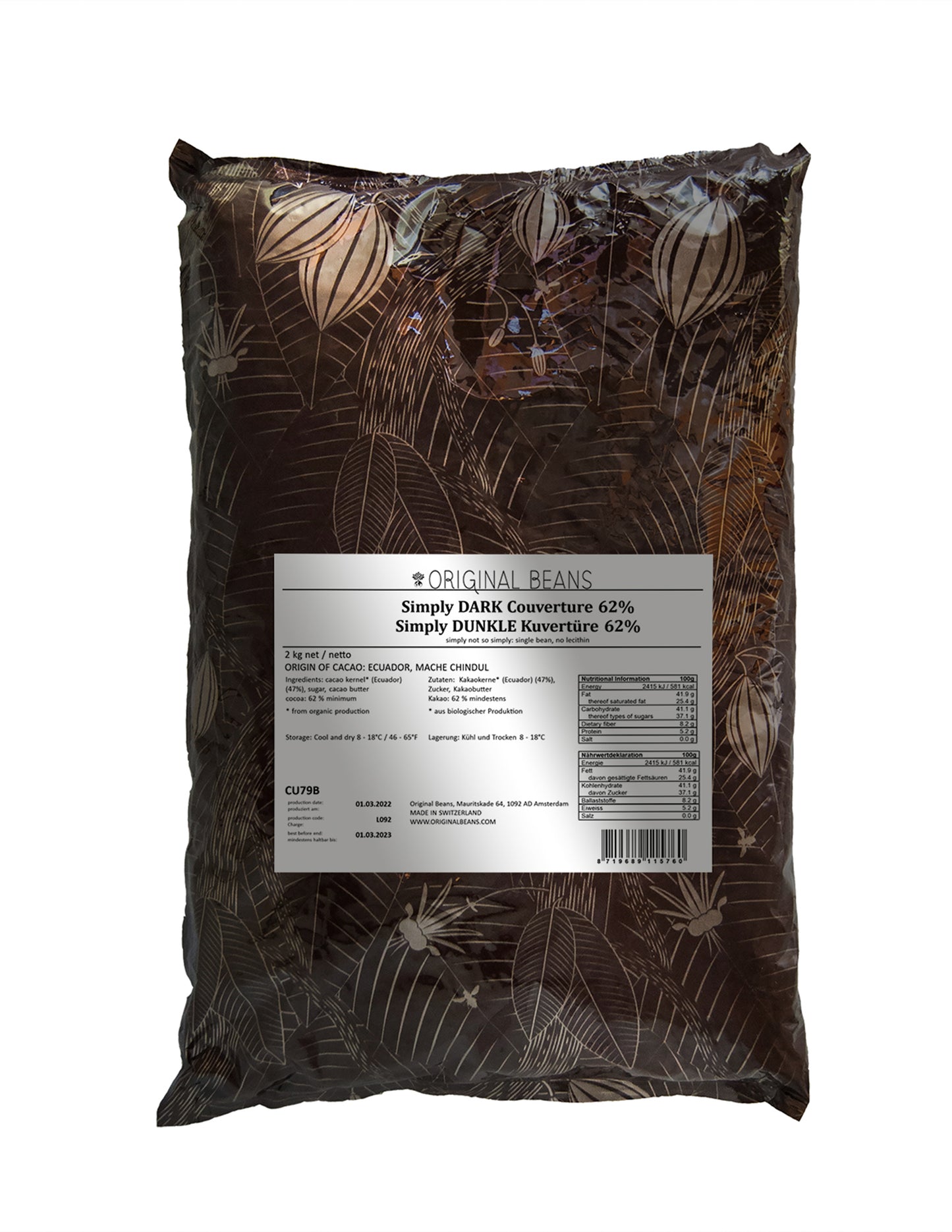 La Cobertura Simply Dark 62% de MAHT es la cobertura de chocolate perfecta para todas sus creaciones culinarias. Estas perlas de chocolate son fáciles de fundir y utilizar en repostería y cocina. ¡Pruébelo ahora!