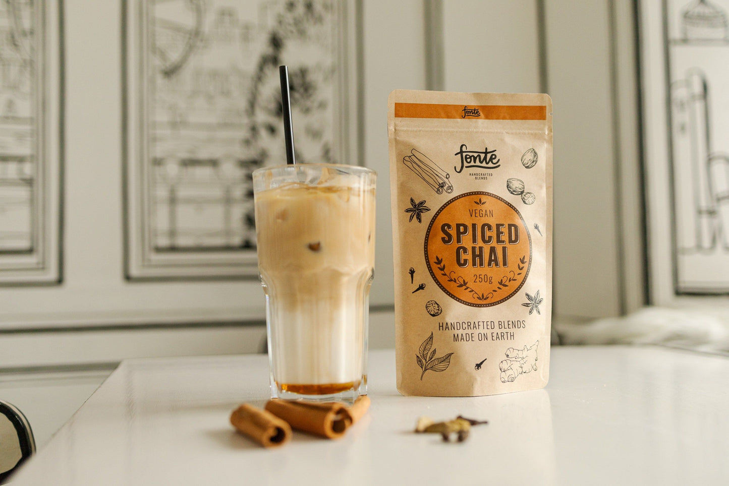 Spiced chai Latte 250 gr - MAHT