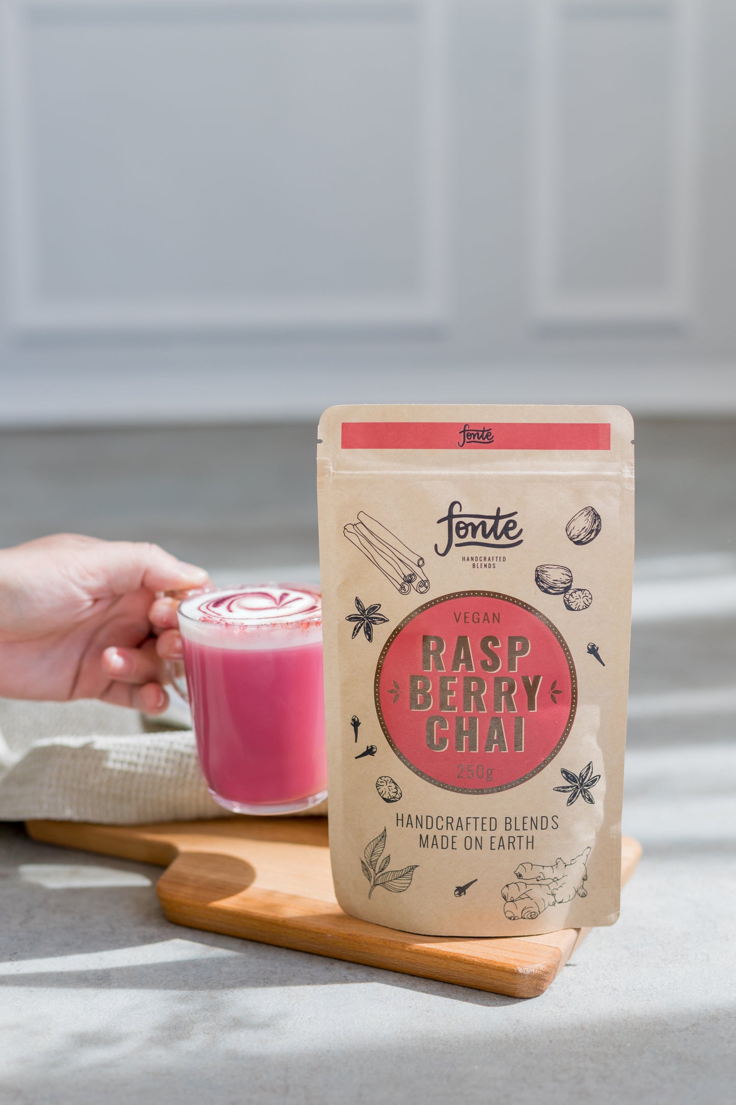 Chai frutos rojos latte 250 gr - MAHT