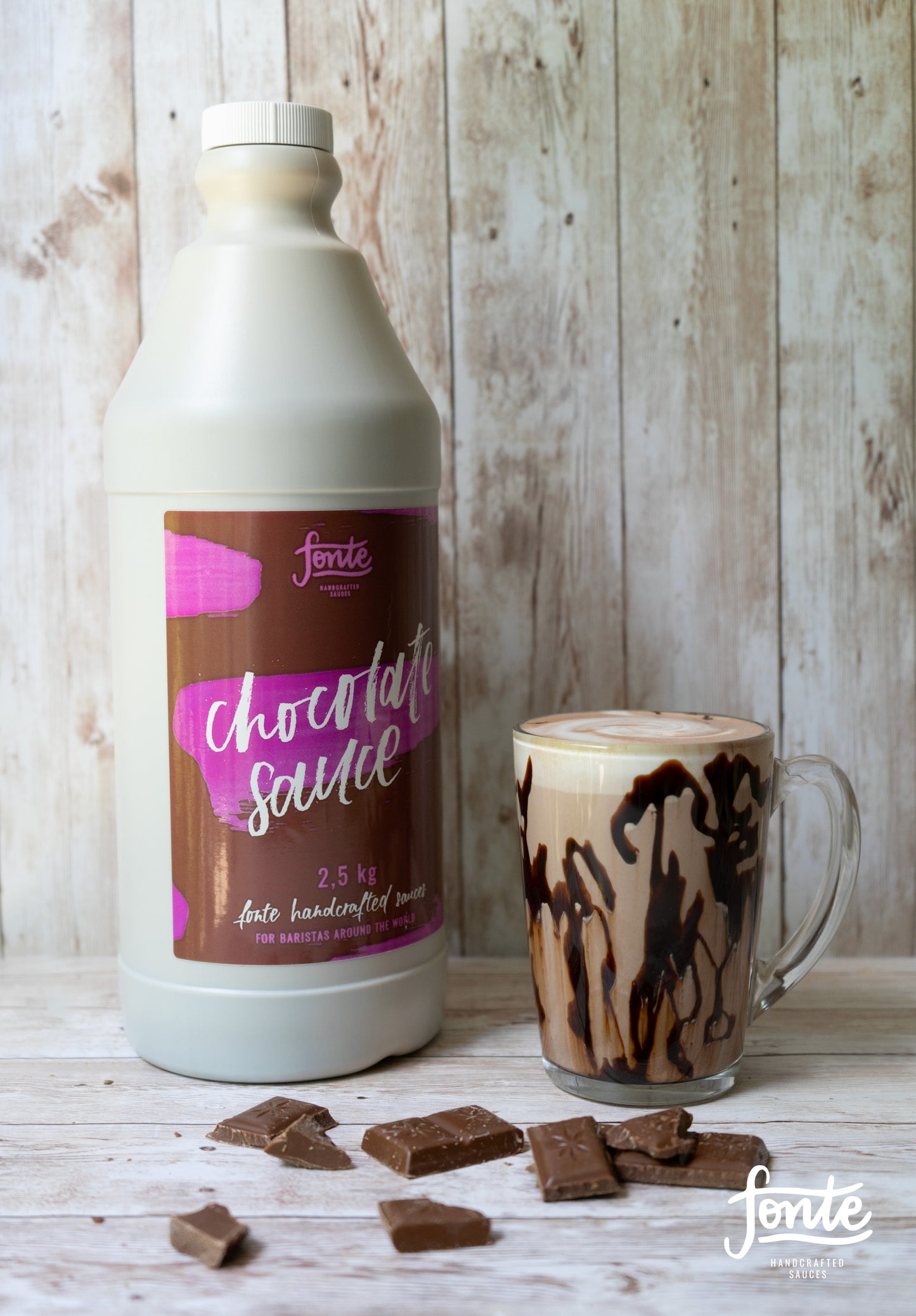 Crema de chocolate FONTE. bote de 2,5Kg.