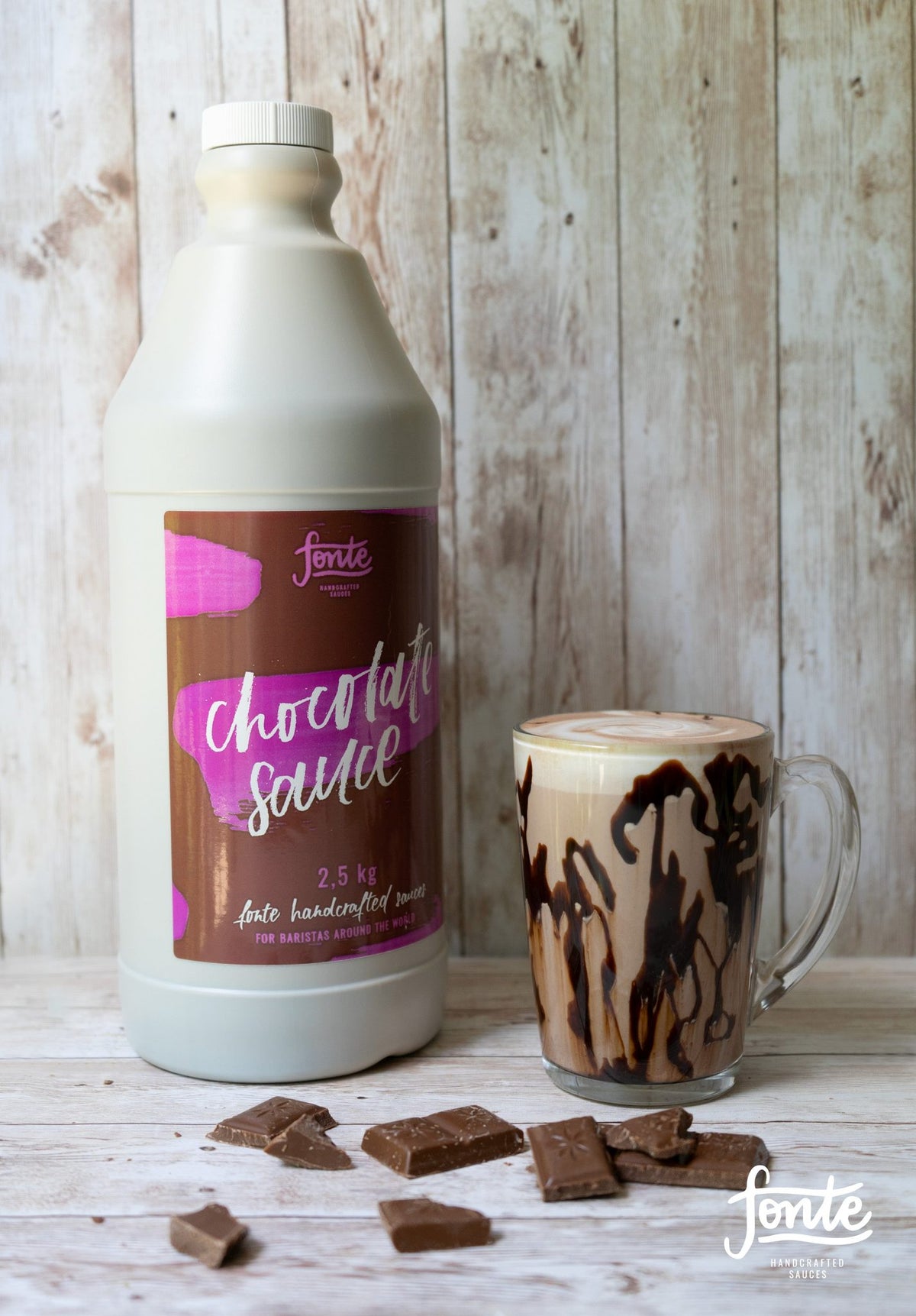 Crema de chocolate FONTE. bote de 2,5Kg.