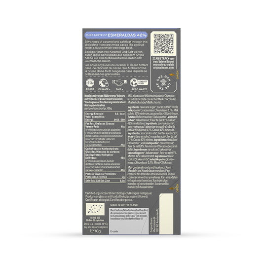 Tabletas de chocolate de especialidad. Tabletas de chocolate. Chocolate gourmet. Chocolate reposteria. Chocolate recolectado en la región de costa esmeraldas, Ecuador. Paquete de 13 tabletas de 70g cada una. Specialty chocolate bars from Ecuador.