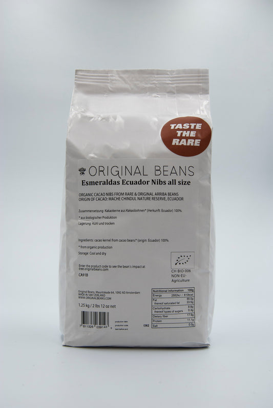 Nibs de chocolate de origen ecuador