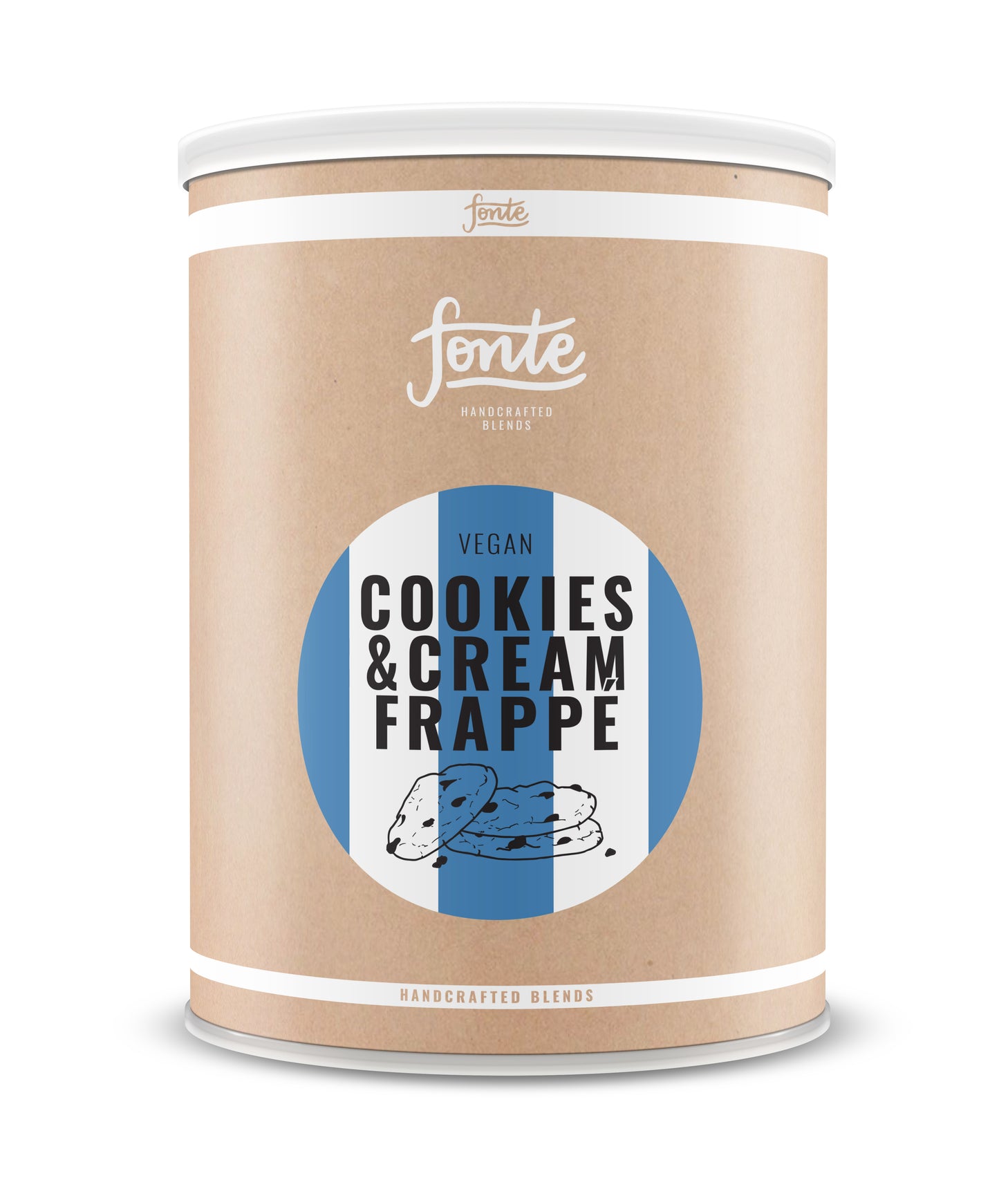 Frappé de galletas y crema. Bote de 2 Kg. Bebida de frappé de Cookies & cream. Cookies & cream frappe.