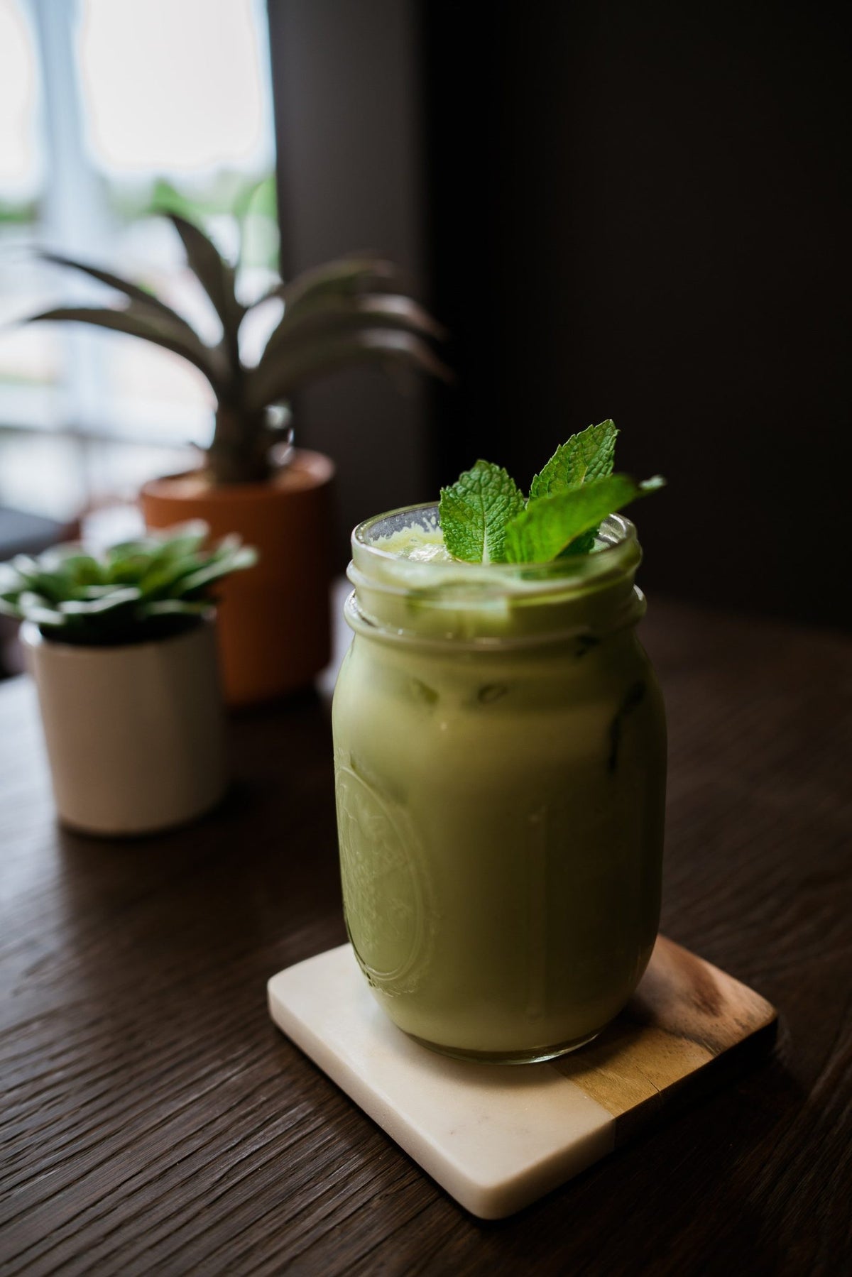 Bote de 2Kg de frappe de matcha. Frappe vegano. bebida de matcha japones.