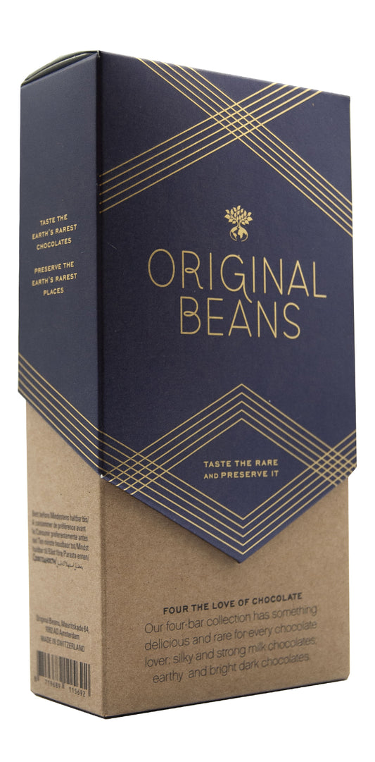 Pack regalo chocolate. Tabletas de chocolate de especialidad. Tabletas de chocolate. Chocolate gourmet. Chocolate reposteria. Chocolate recolectado en la region de Zoque, México. Paquete de 4 tabletas de 70g cada una. 3 orígenes: Congo, Perú y Ecuador. Specialty chocolate bars. Gift chocolate pack.