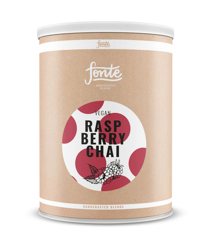Té de frambuesas chai. Bote de 2 Kg. Bebida de frambuesas chai. Raspberry chai.