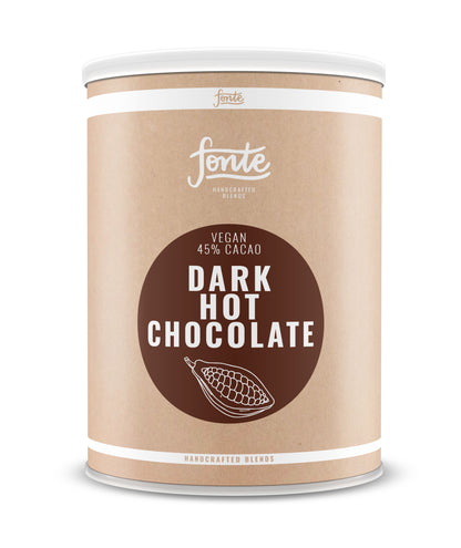 Chocolate a la taza. Bote de 2 Kg. Bebida de chocolate caliente. Dark hot chocolate
