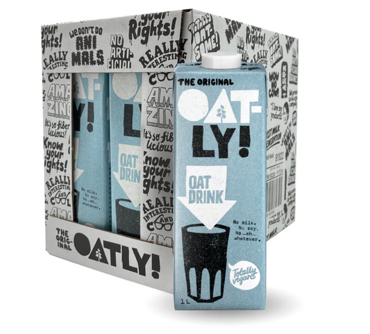 Bebida de avena Oatly. Pack de 6 cajas. Oatly oat milk.