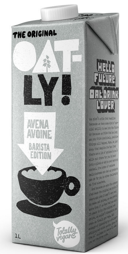 Bebida de avena Oatly edición barista. Pack de 6 cajas. Oatly oat milk barista edition